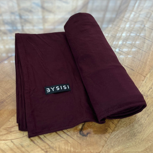 Bamboo Jersey in Aubergine - BYSISI