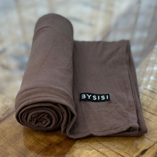 Bamboo Jersey in Dark Taupe - BYSISI
