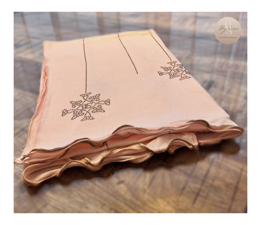 The BySisi Luxury Jersey Scarf in Rose - Bysisi